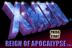 X-Men - Reign of Apocalypse Title Screen